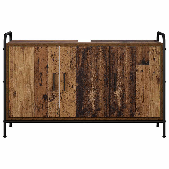 Badeværelsesskab Gammelt træ 95 x 34 x 61 cm Konstrueret træ