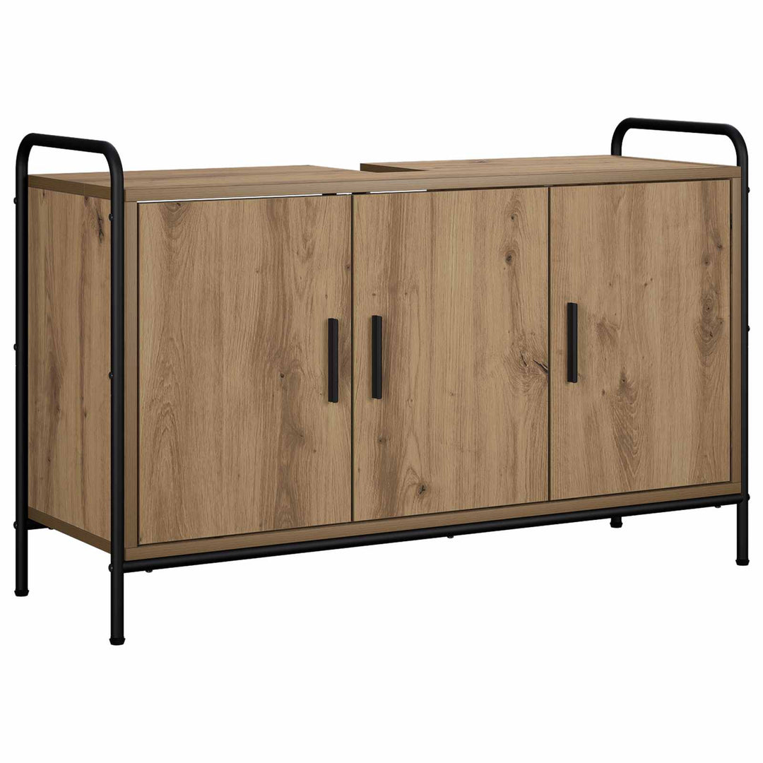 Badeværelsesskab Artisan-eg 95 x 34 x 61 cm Konstrueret træ