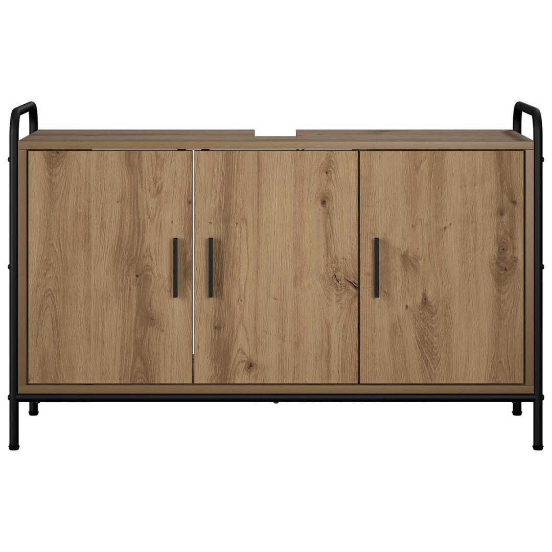 Badeværelsesskab Artisan-eg 95 x 34 x 61 cm Konstrueret træ
