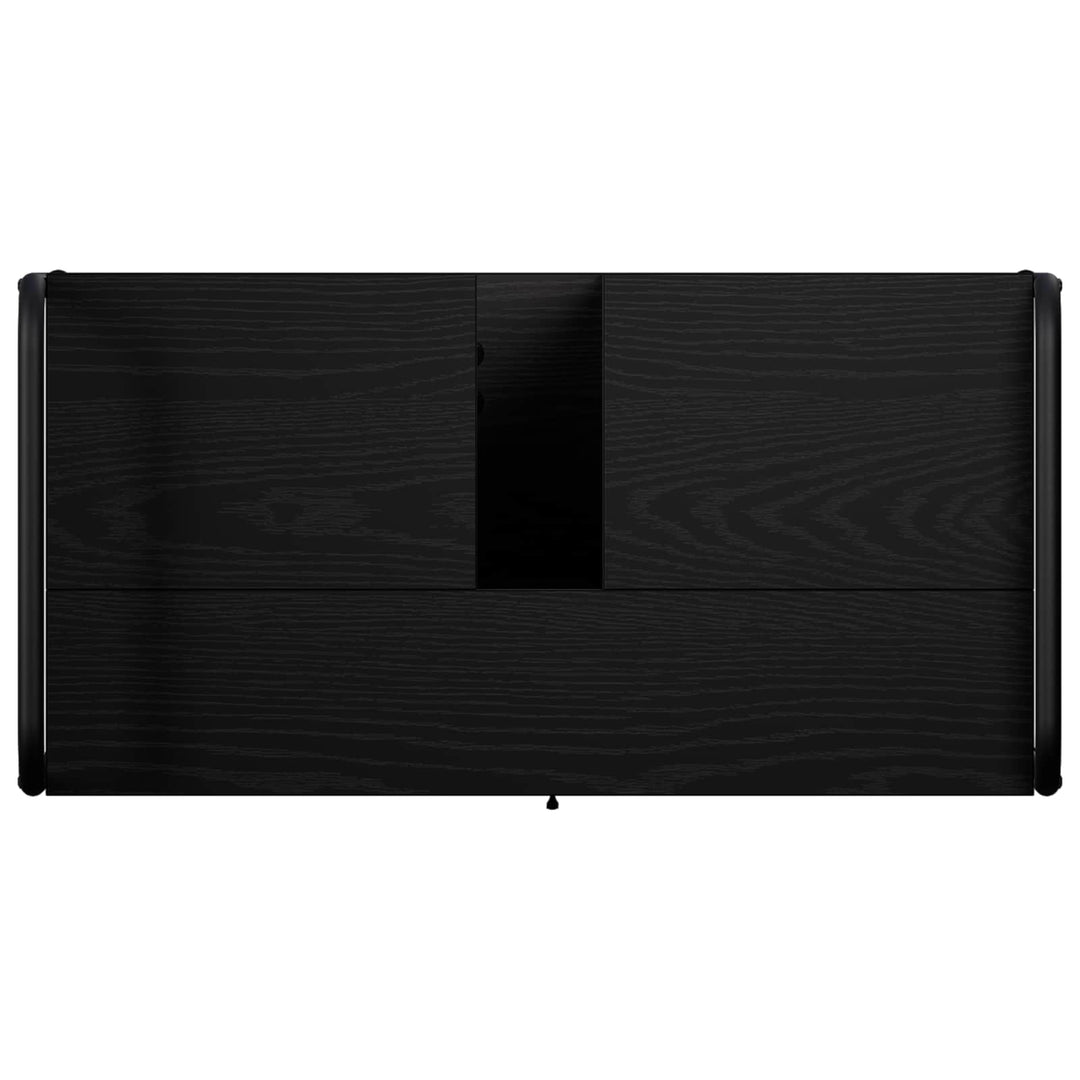 Badeværelsesskab Sort eg 65,5 x 34 x 61 cm Konstrueret træ