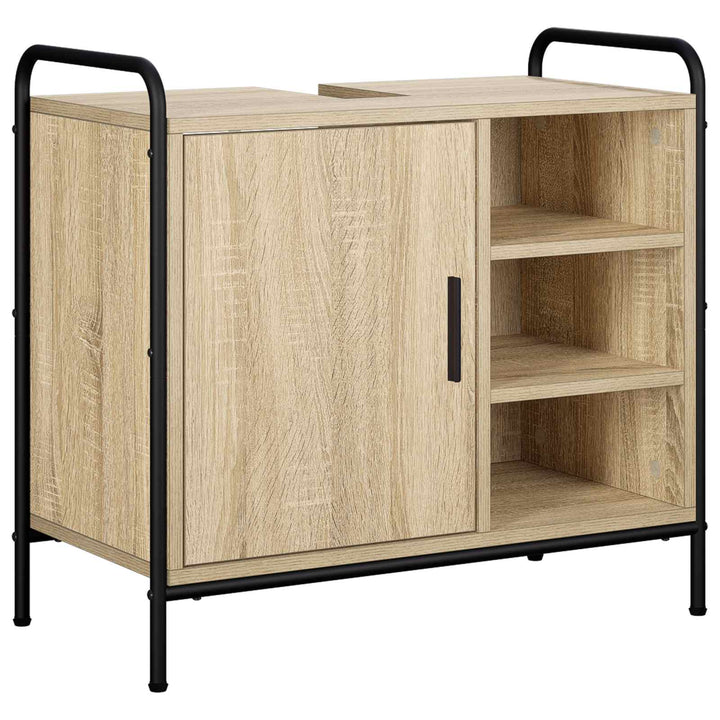Badeværelsesskab Sonoma-eg 65,5 x 34 x 61 cm Konstrueret træ