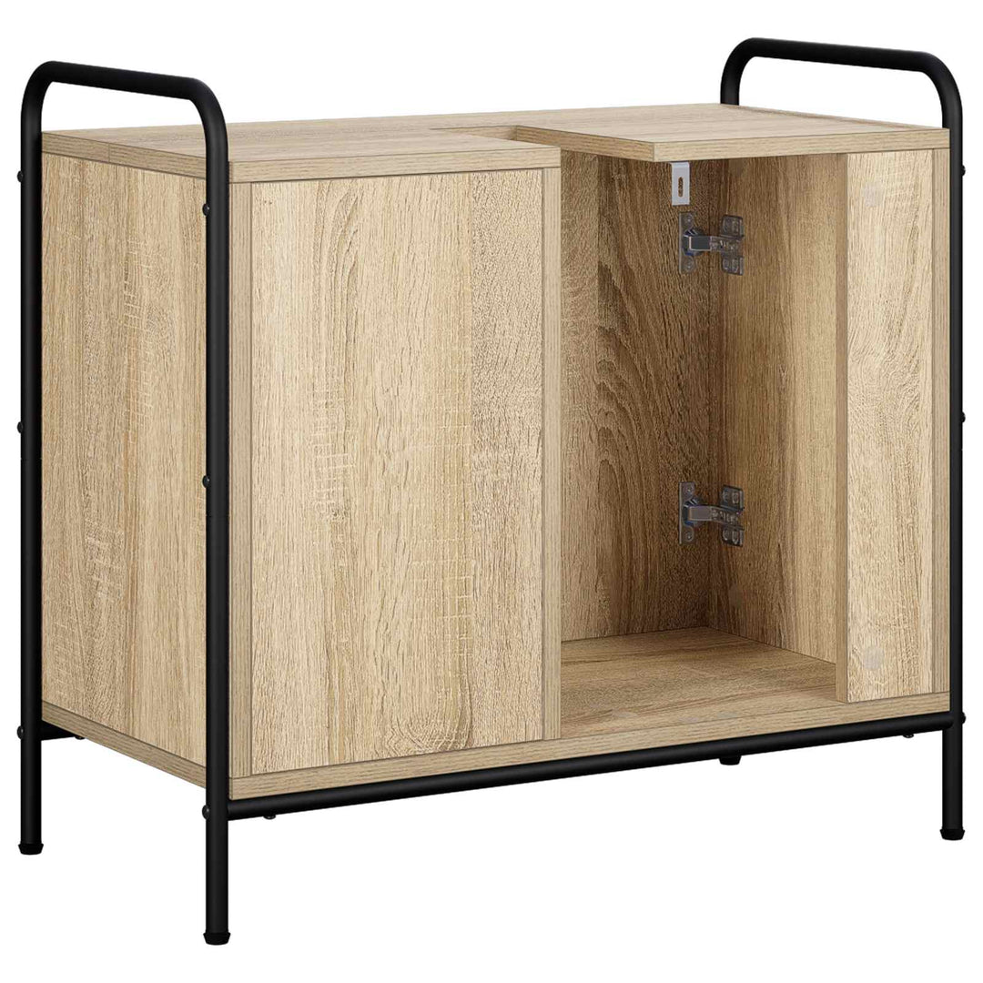 Badeværelsesskab Sonoma-eg 65,5 x 34 x 61 cm Konstrueret træ