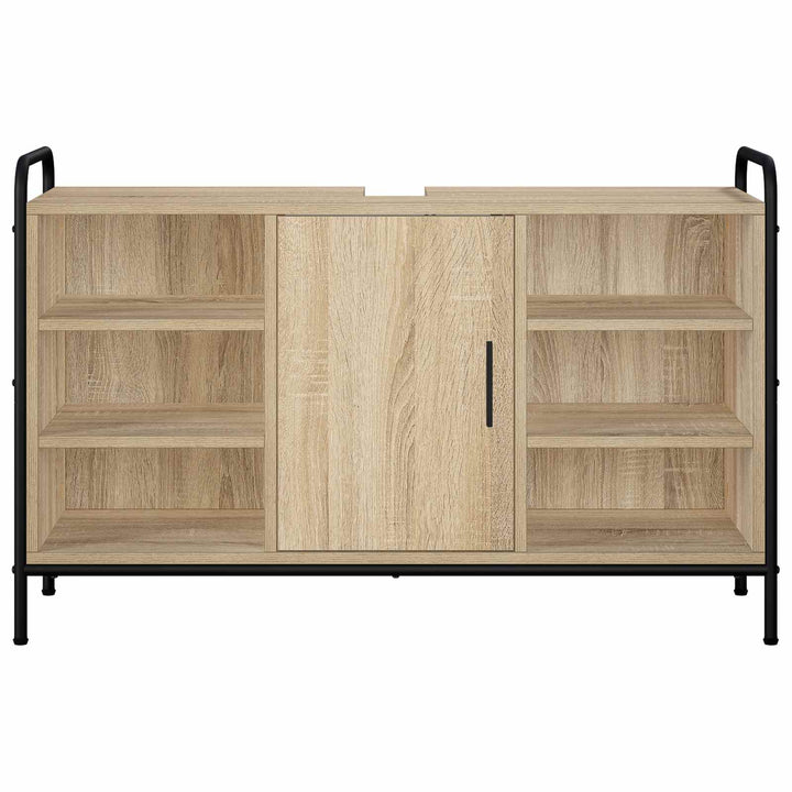 Badeværelsesskab Sonoma-eg 95 x 34 x 61 cm Konstrueret træ