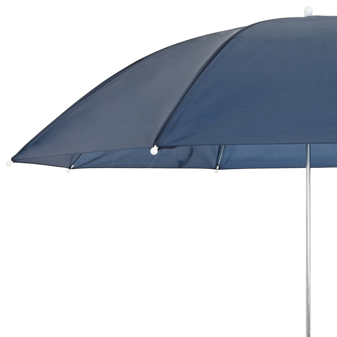 Parasol med klemme 2 pcs Mørkeblå Ø 105 x 86 cm 170T polyester