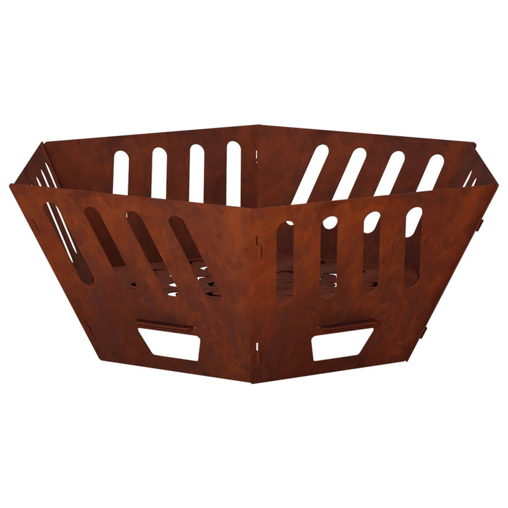 Bålsted Rusten 60 x 60 x 23 cm Cortenstål
