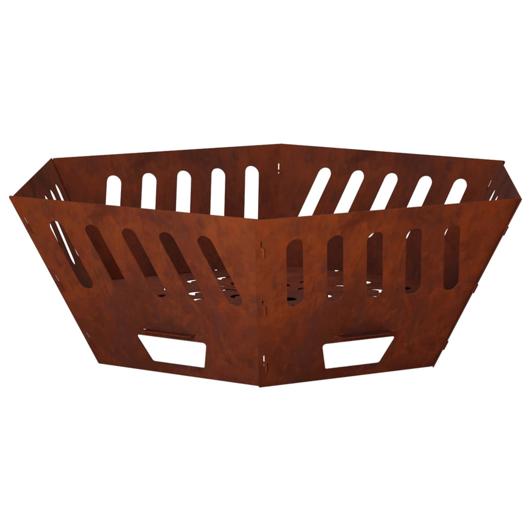Bålsted Rusten 80 x 80 x 28 cm Cortenstål