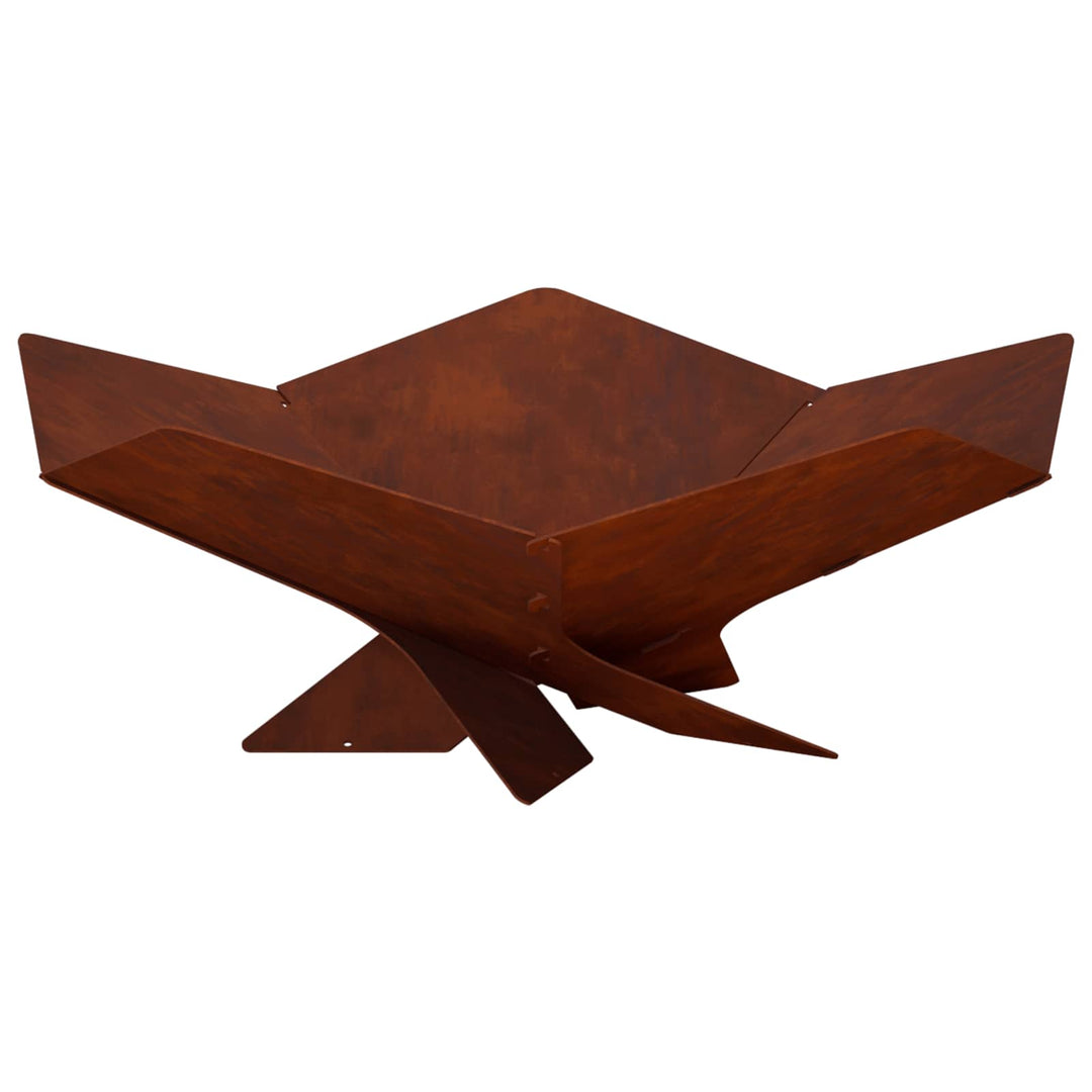 Bålsted Rusten 53 x 53 x 18,5 cm Cortenstål