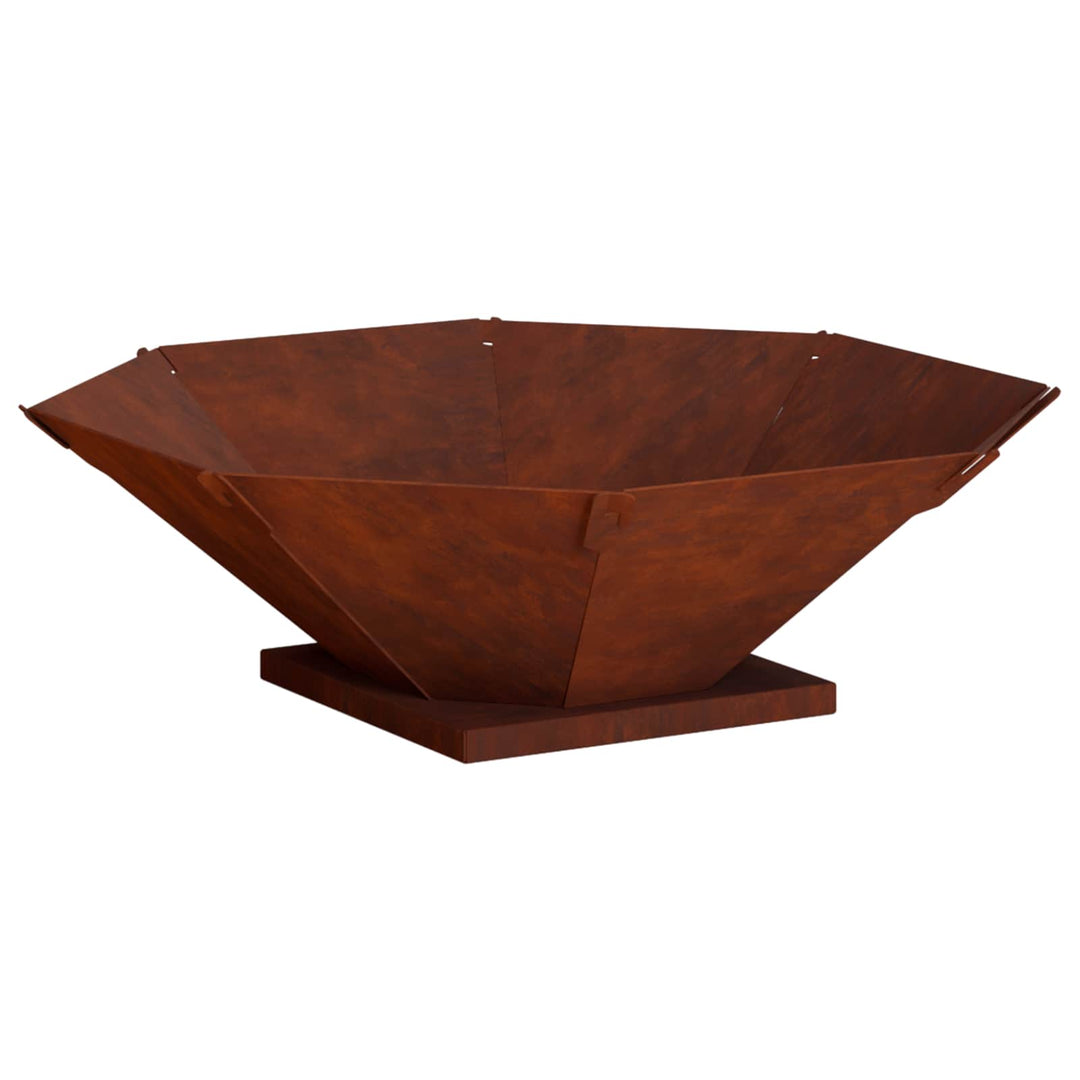 Bålsted Rusten 50 x 50 x 15,5 cm Cortenstål