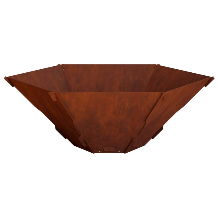 Bålsted Rusten 58,5 x 51,5 x 19,5 cm Cortenstål