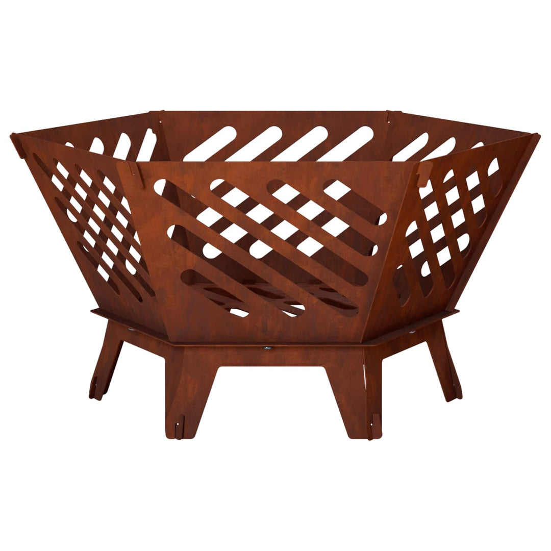 Bålsted Rusten 60 x 53 x 30 cm Cortenstål