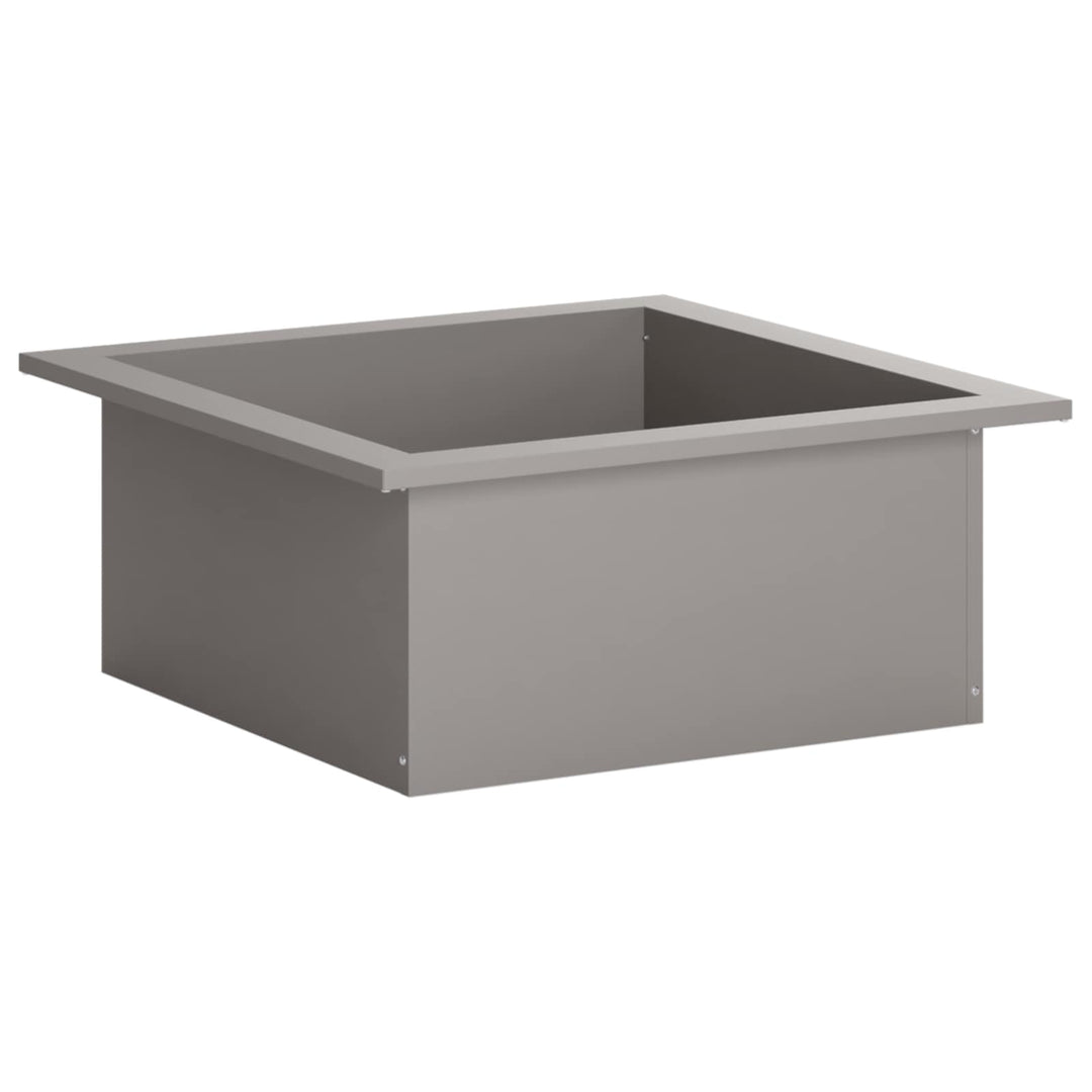 Bålplade ring Rusten 90 x 90 x 25 cm Cortenstål