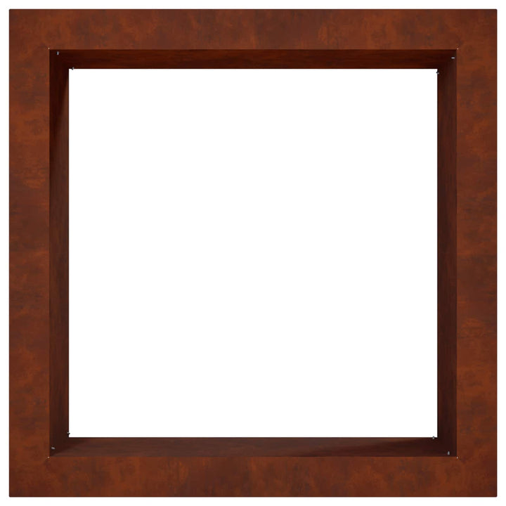 Bålplade ring Rusten 90 x 90 x 25 cm Cortenstål