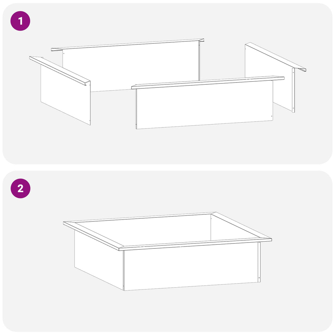 Bålplade ring Rusten 90 x 90 x 25 cm Cortenstål