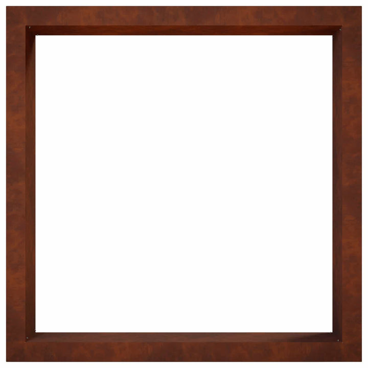 Bålplade ring Rusten 90 x 90 x 25 cm Cortenstål