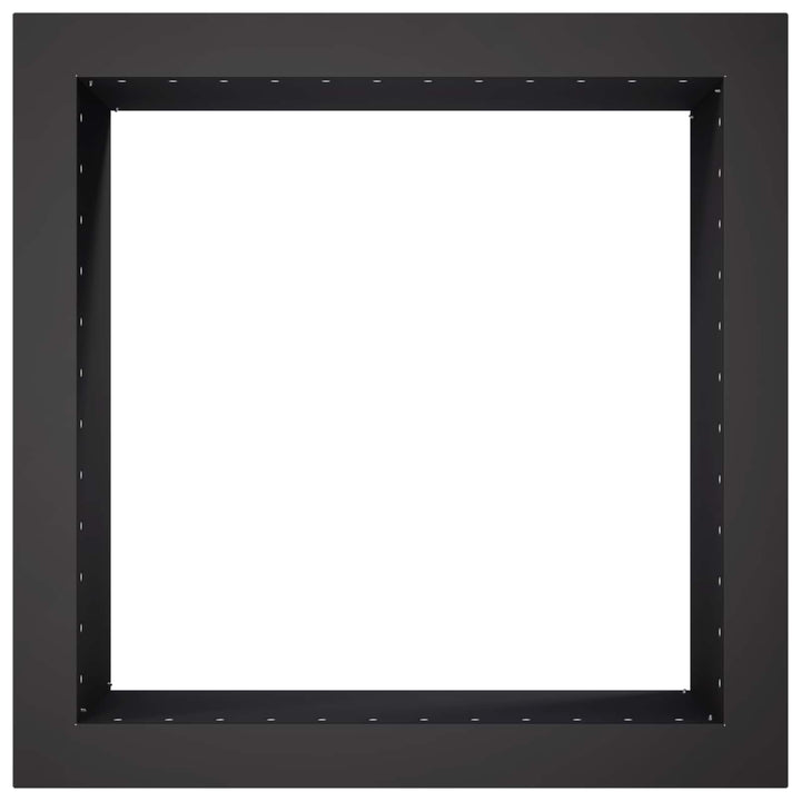 Bålplade ring Sort 60 x 60 x 25 cm Stål