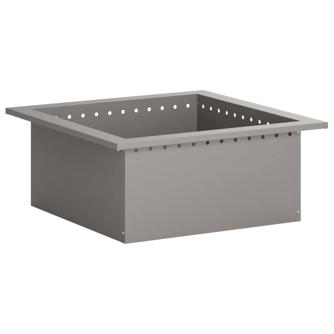 Bålplade ring Rusten 60 x 60 x 25 cm Cortenstål