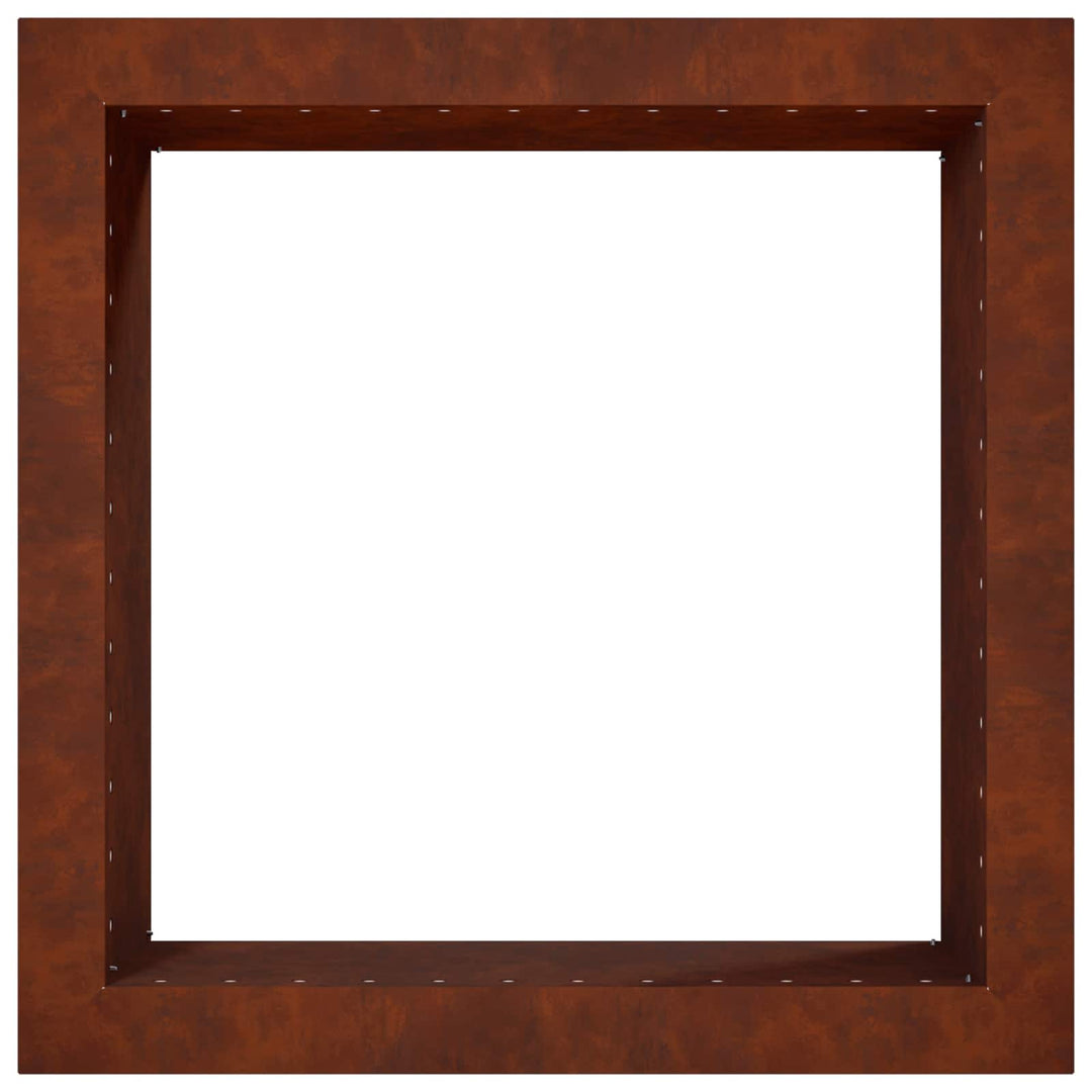 Bålplade ring Rusten 60 x 60 x 25 cm Cortenstål