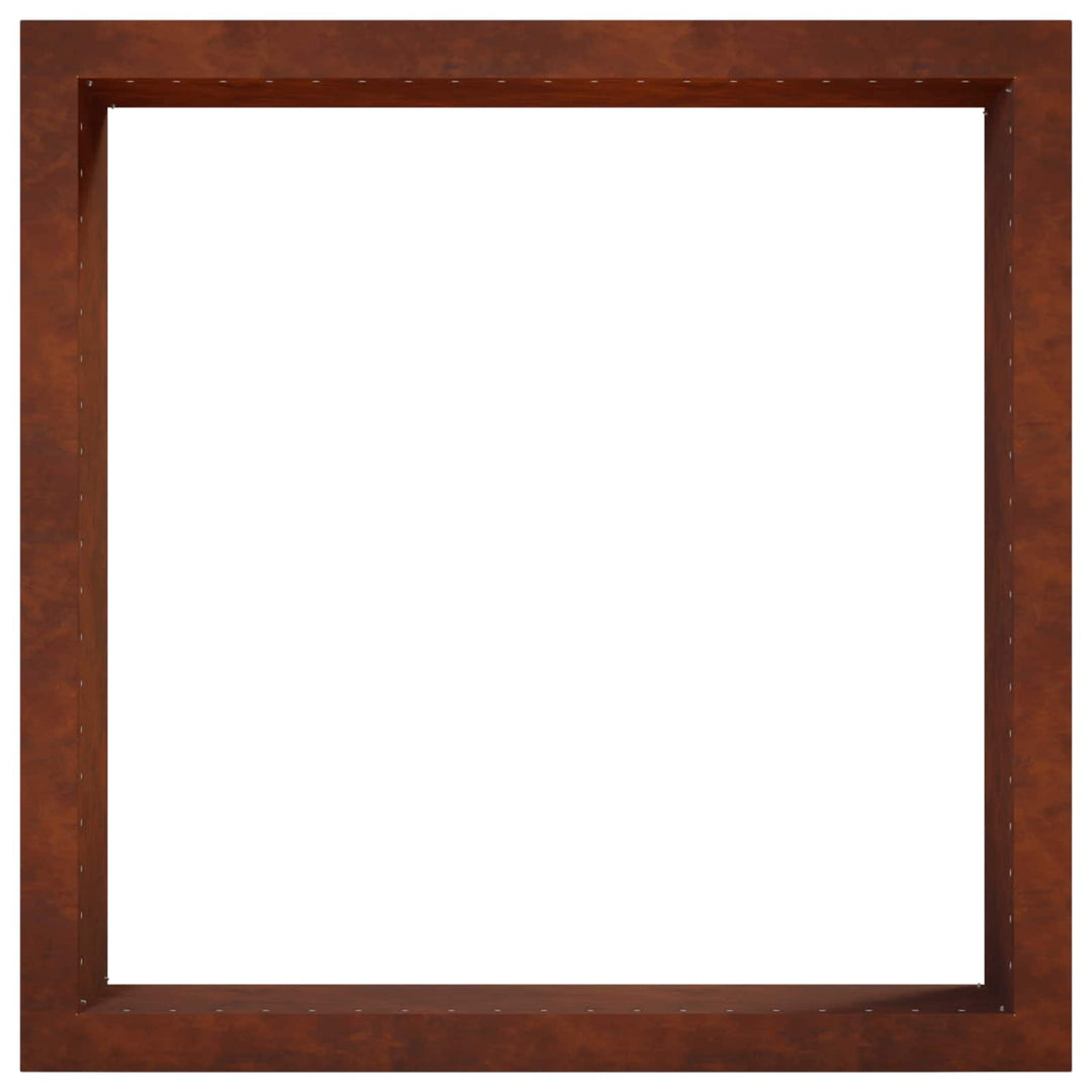 Bålplade ring Rusten 100 x 100 x 25 cm Cortenstål