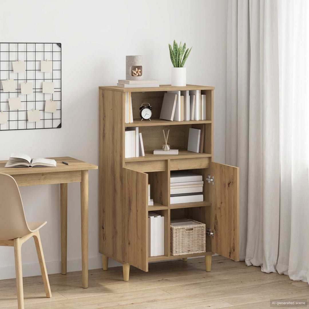Highboard Artisan-eg 60 x 36 x 110 cm Konstrueret træ