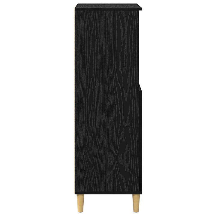 Highboard Sort eg 60 x 36 x 110 cm Konstrueret træ