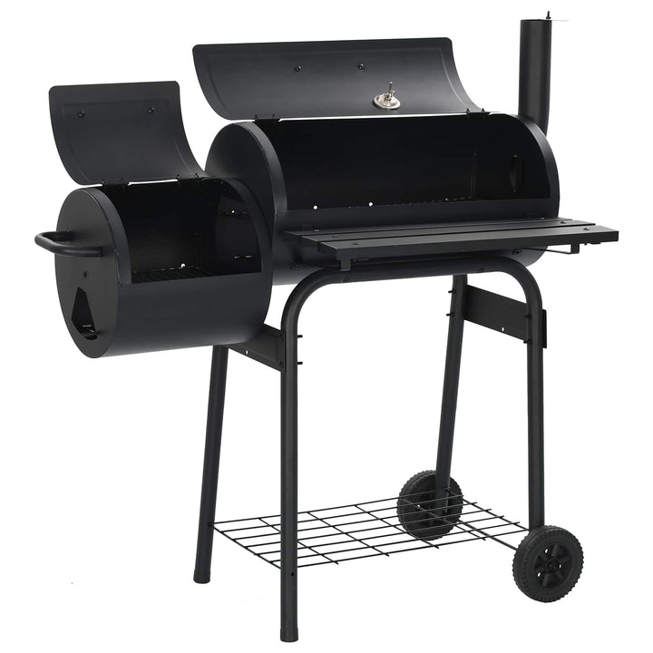 Udendørs grill 103 x 60 x 113 cm Stål Sort