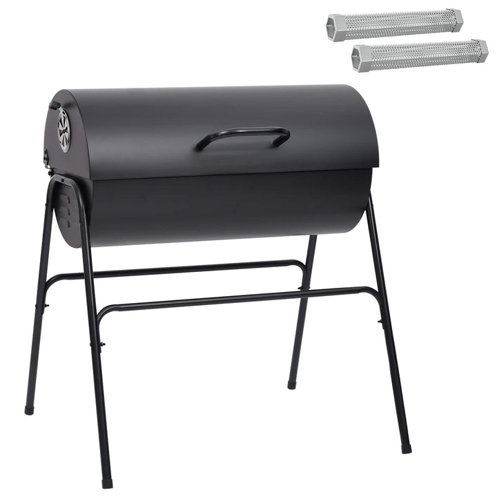 Tøndegrill med 2 madlavningsriste 3 stk. 80 x 73 x 90 cm Metal