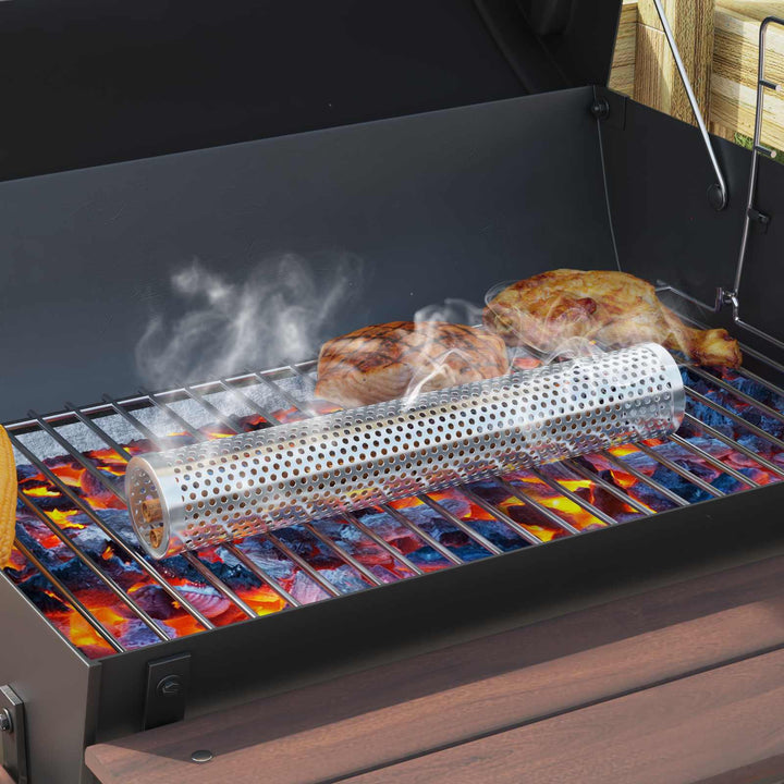 Udendørs grill 103 x 60 x 113 cm Stål Sort
