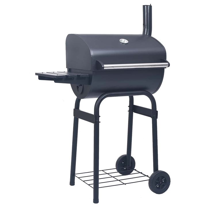 Kulgrill 75 x 48 x 120 cm Sølv Pulverlakeret stål og plast