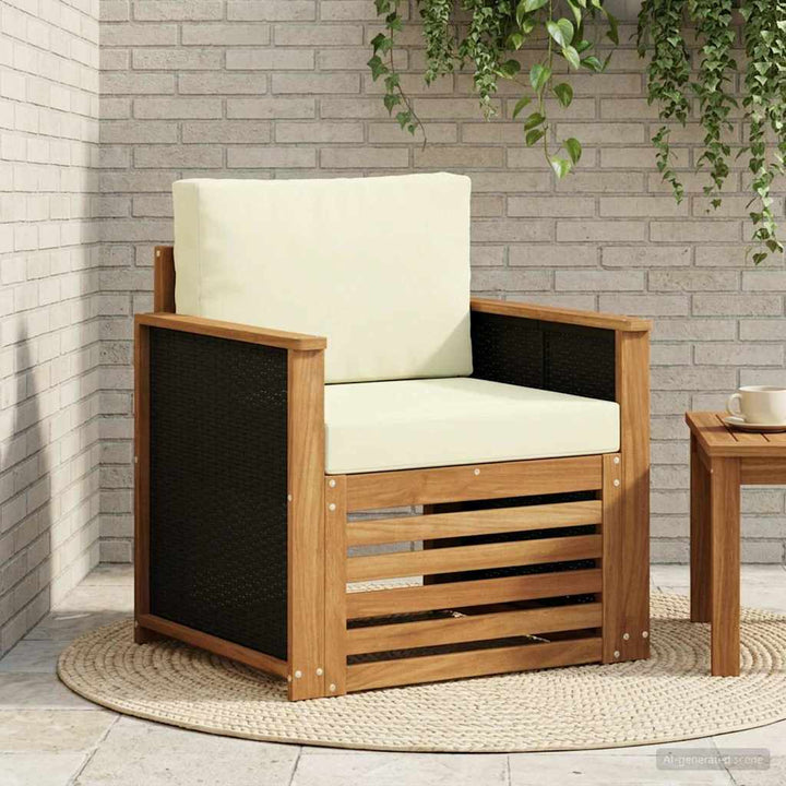 Udendørs Mellem Sofa Naturfarvet
