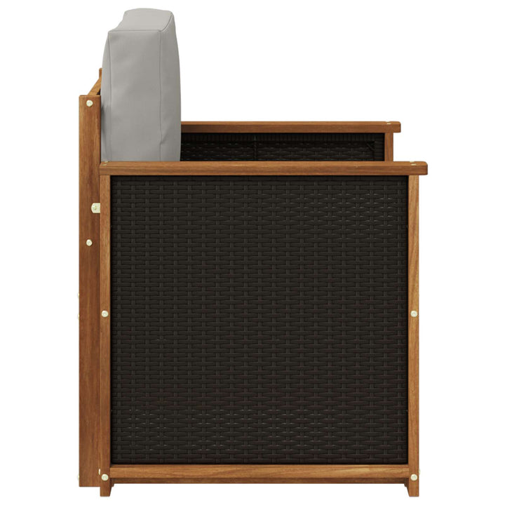 Udendørs Mellem Sofa Naturfarvet