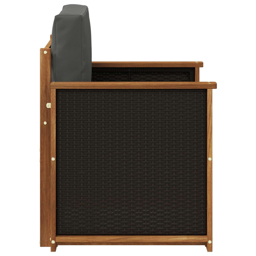 Udendørs Mellem Sofa Naturfarvet
