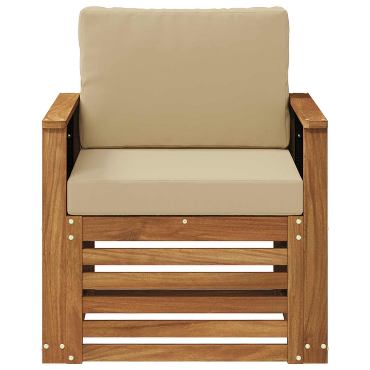 Udendørs Mellem Sofa Naturfarvet