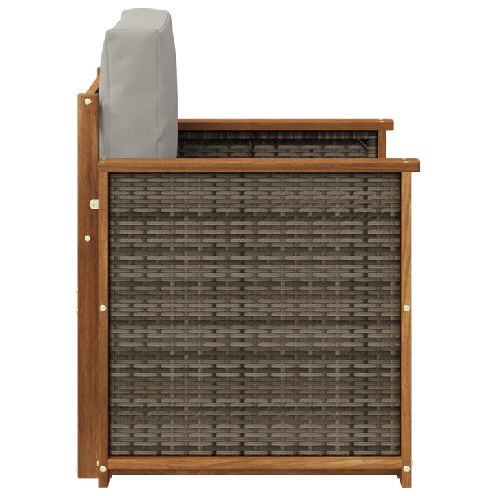Udendørs Mellem Sofa Naturfarvet
