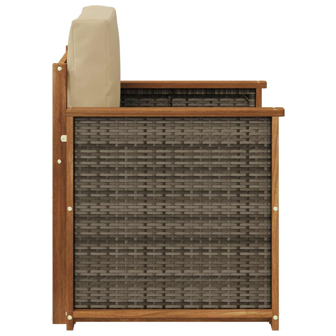 Udendørs Mellem Sofa Naturfarvet