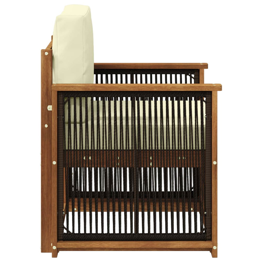 Udendørs Mellem Sofa Naturfarvet