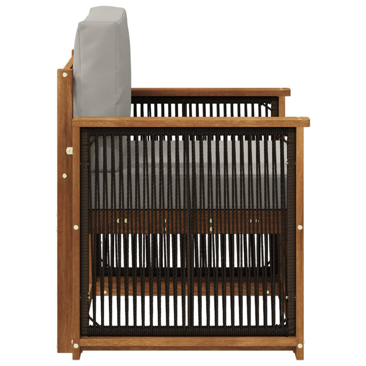 Udendørs Mellem Sofa Naturfarvet