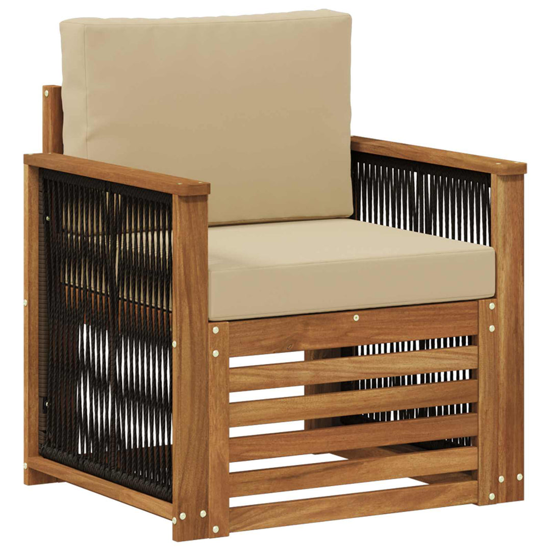 Udendørs Mellem Sofa Naturfarvet