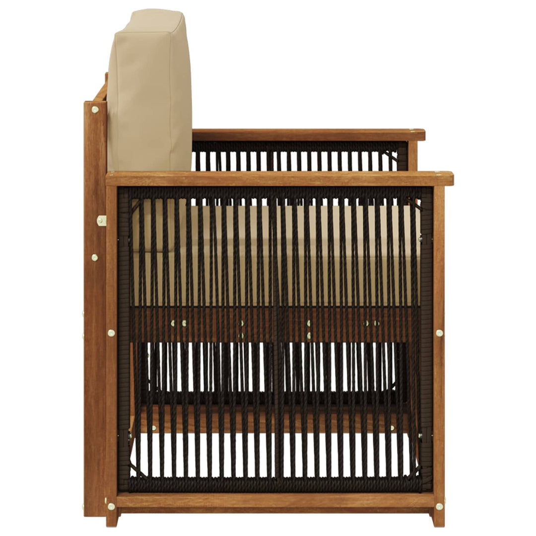 Udendørs Mellem Sofa Naturfarvet