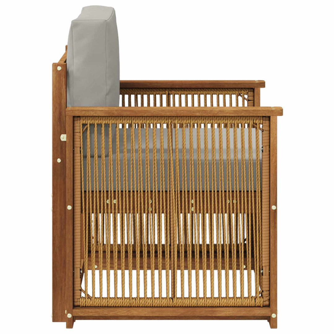 Udendørs Mellem Sofa Naturfarvet