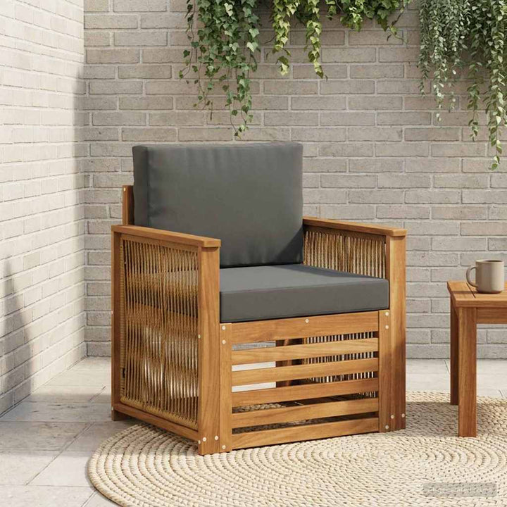 Udendørs Mellem Sofa Naturfarvet