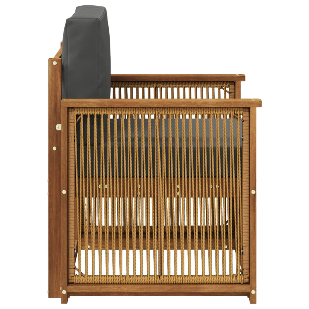 Udendørs Mellem Sofa Naturfarvet