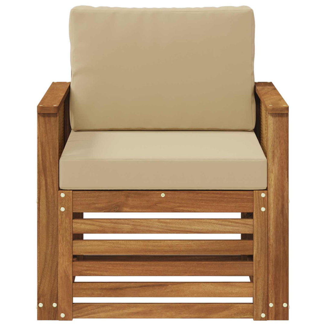 Udendørs Mellem Sofa Naturfarvet
