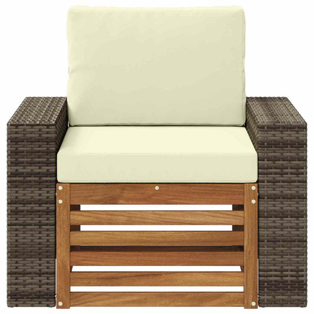 Udendørs Mellem Sofa Naturfarvet