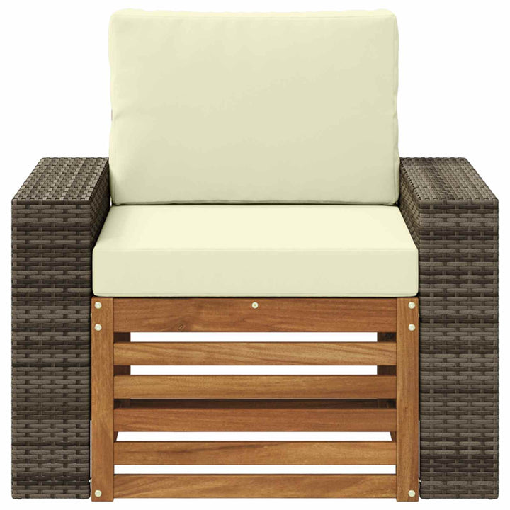 Udendørs Mellem Sofa Naturfarvet