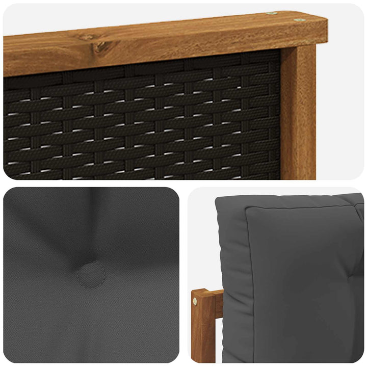 Udendørs Mellem Sofa Naturfarvet