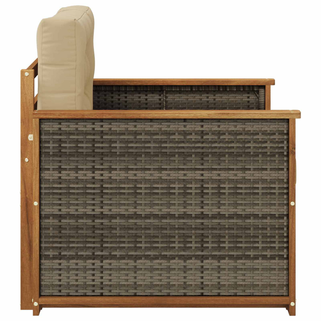 Udendørs Mellem Sofa Naturfarvet