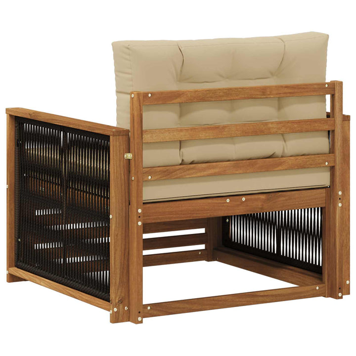 Udendørs Mellem Sofa Naturfarvet