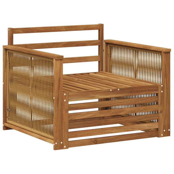 Udendørs Mellem Sofa Naturfarvet
