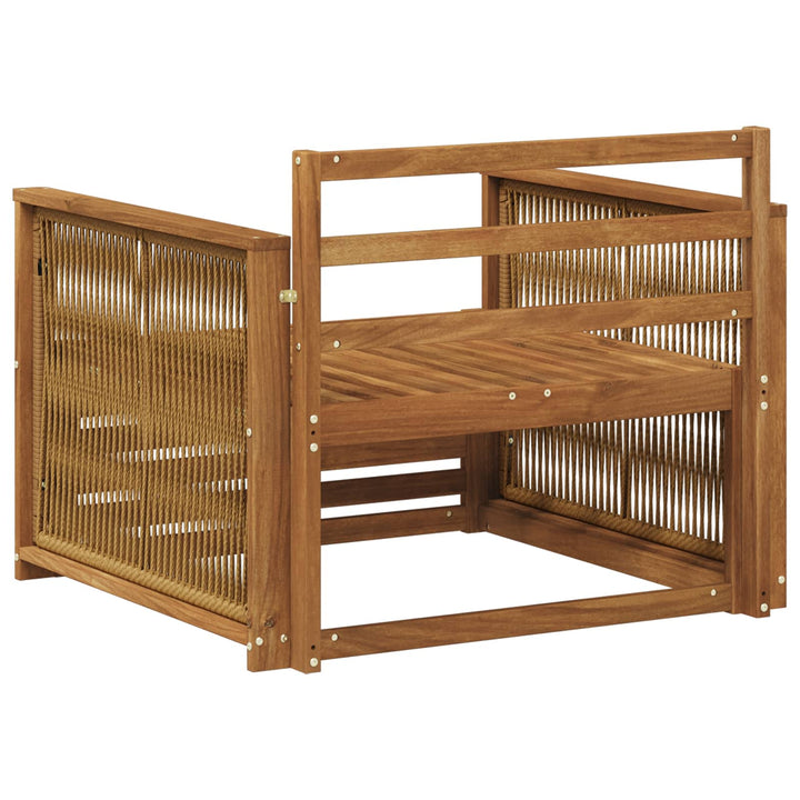 Udendørs Mellem Sofa Naturfarvet