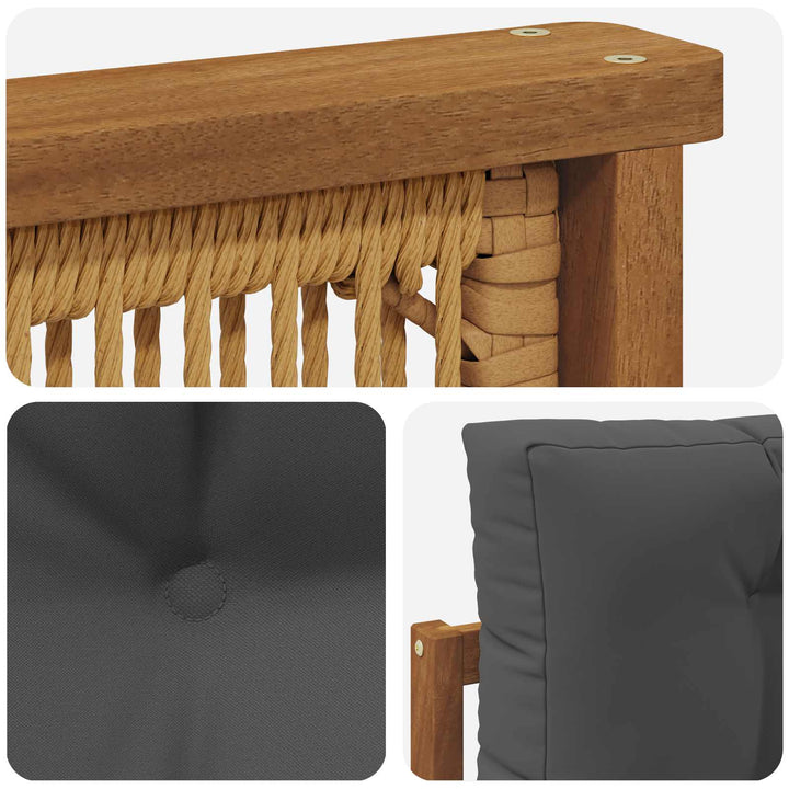 Udendørs Mellem Sofa Naturfarvet